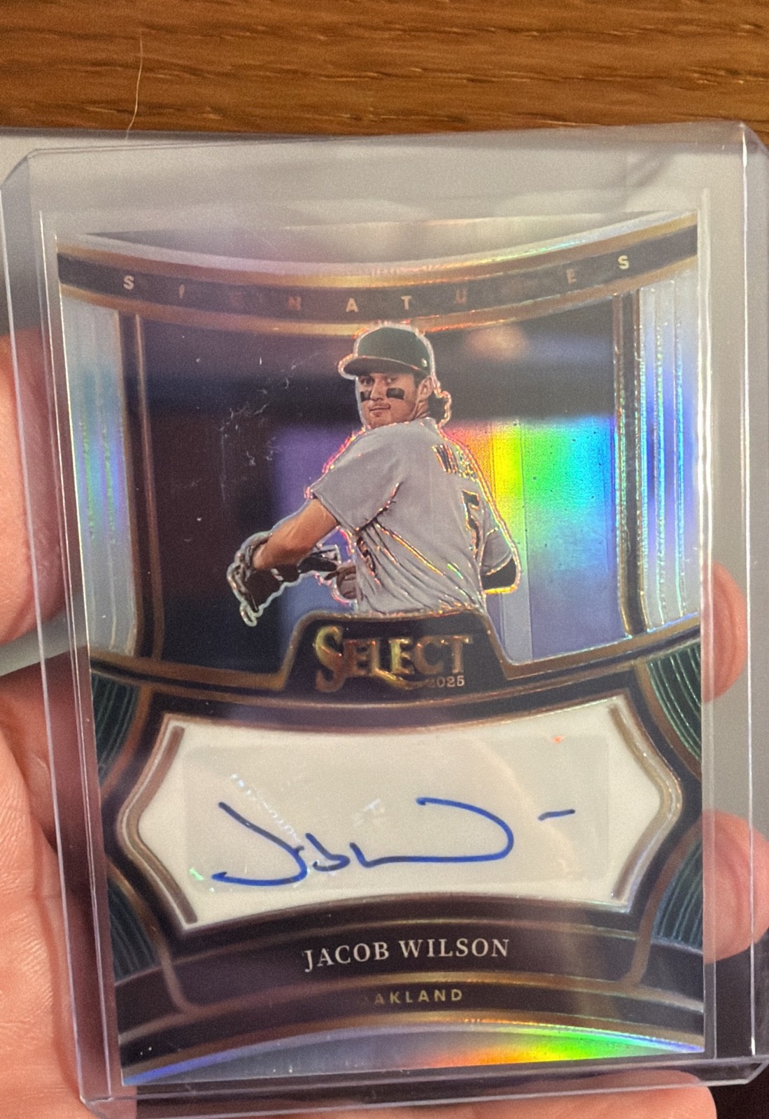 2025 Panini Select - Signatures Jacob Wilson #SIG-JW (AU, RC)