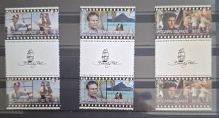 Picairn Briefmarken 250. Geburtstag Fletcher Christian Zwischenstegpaar