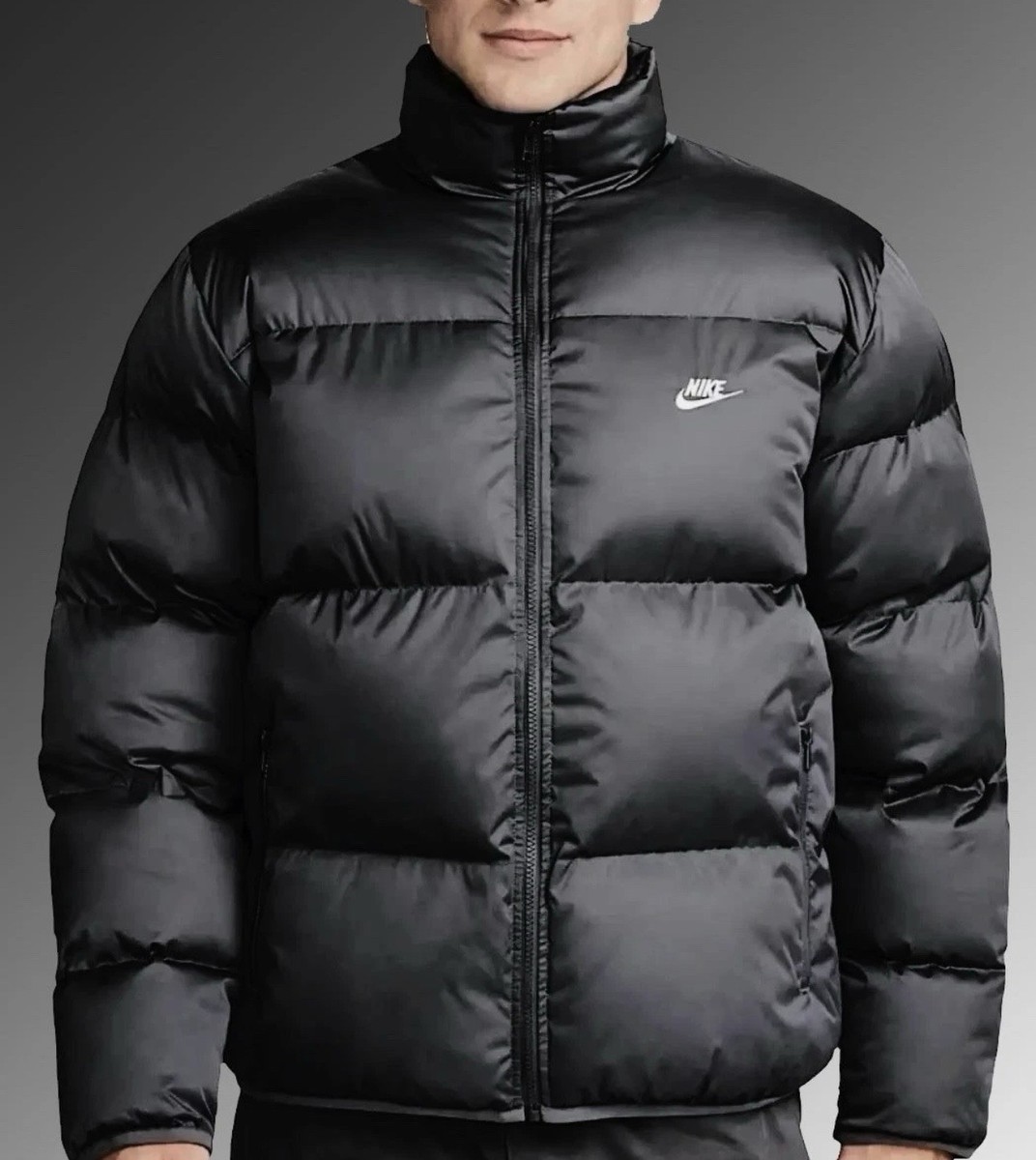 Size XXL - Nike Sportswear Club Puffer Jacket Primaloft Gray