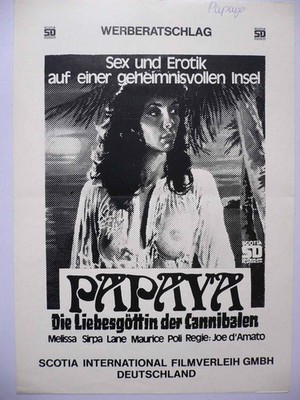Papaya: Die Liebesgöttin der Cannibalen - Melissa Chimenti - Werberatschlag