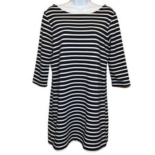 Gap Long Sleeve Striped Dress, M