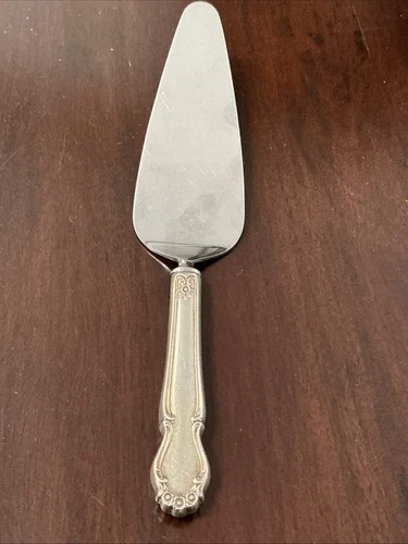 International Silver Wedding Bells Sterling Silver Handle Cake Knife 10”