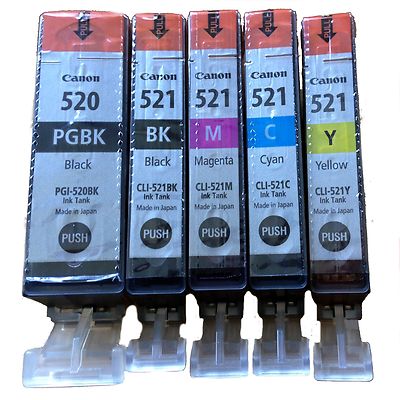 InkJello - 20 Cartucce D'Inchiostro Compatibili Per Canon PGI-520 CLI-521 - Nero, Ciano, Magenta, Giallo - 5