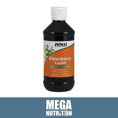 NOW Foods Holunder Liquid Radical Scavenger Sambucus Nigra | Vegan 237ml