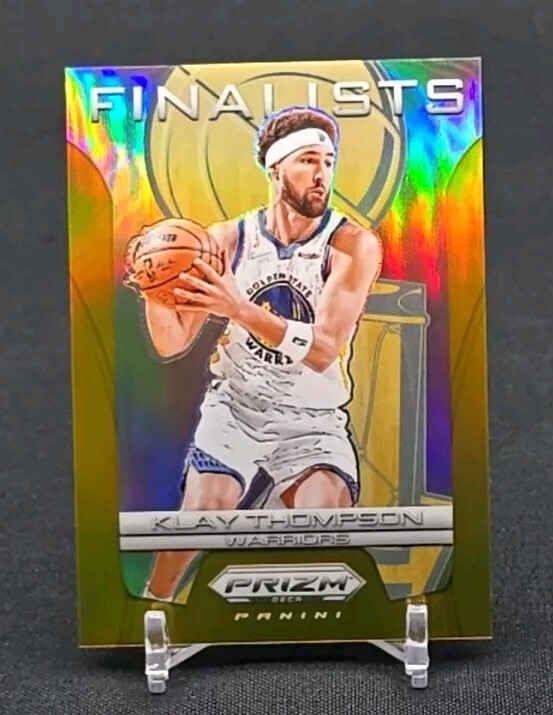 KLAY THOMPSOM 2023-24 Panini Prizm DECA TRUE GOLD Finalists Prizm SN# 4/10