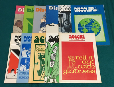 1970s : DISCOVERY & ACCENT MAGAZINES : Woman's Missionary Union BAPTIST MISSIONS