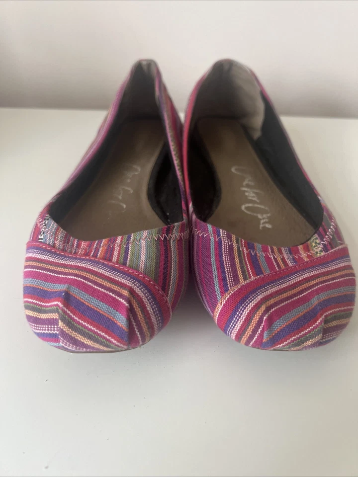 Zapatos Toms a Rayas Ballet Pisos Hippy Boho Ropa Folclórica Estampado Tribal Para Mujer’s 10 Foto 4 de 4