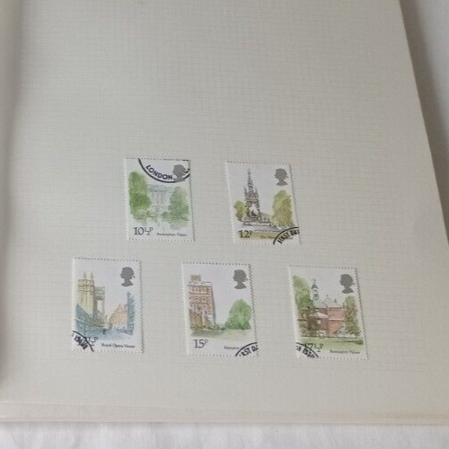 GREAT BRITAIN 1980-85 USED STAMP COLLECTION, 40 EXETER 2-PEG PAGES,COMPLETE SETS - Picture 1 of 3