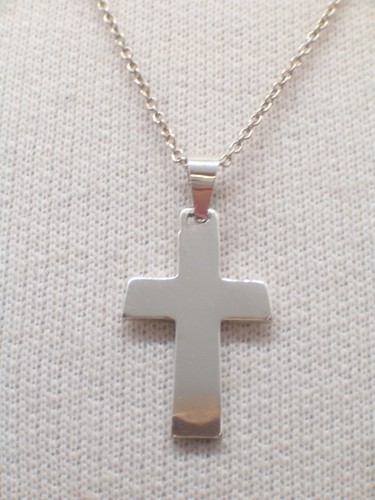 Lot Croix Et Chaîne En Argent - Fabriqué En France - Occasion