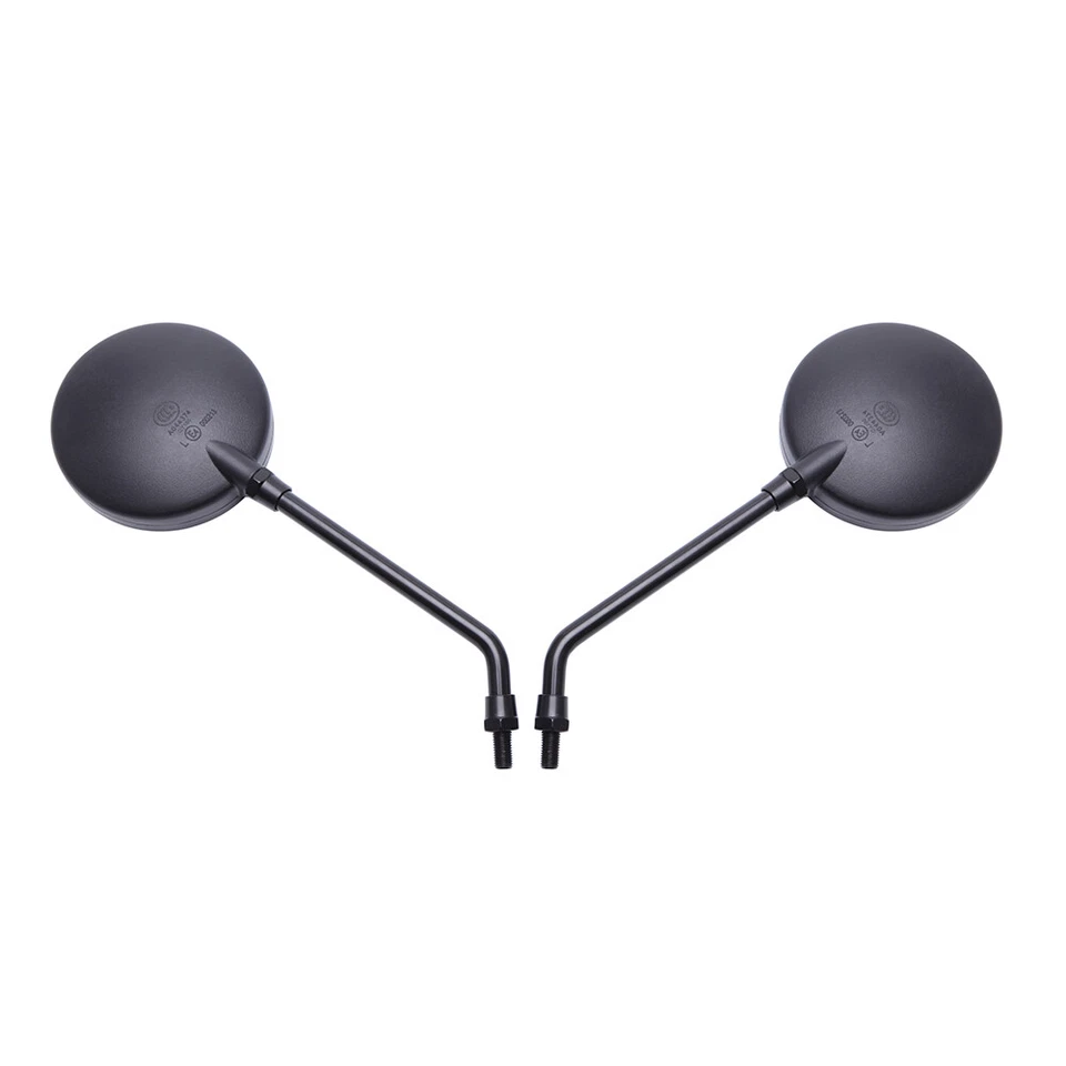 Espejos retrovisores laterales redondos de 4" negro para Kawasaki KLR650 KLR 250 650 Foto 3 de 4