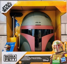 Star Wars Boba Fett Electronic Toy Costume Mask Sound Effects Helmet NIB