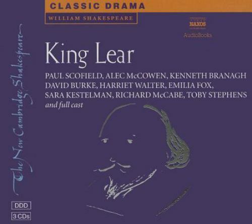 King Lear Set of 3 Audio CDs (New Cambridge Shakespeare Audio), Naxos AudioBooks