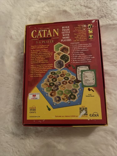 Settlers of Catan 5-6 Player Extension 5th Edition  Game Klaus Teuber CN3072 Fun - Picture 3 of 4