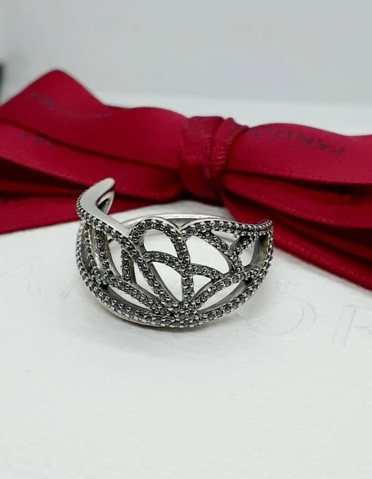 Auténtico Anillo Pandora Nuevo Principiante Mariposa Circonita cúbica - Retirado 190937CZ NUEVO talla 54. Foto 2 de 4