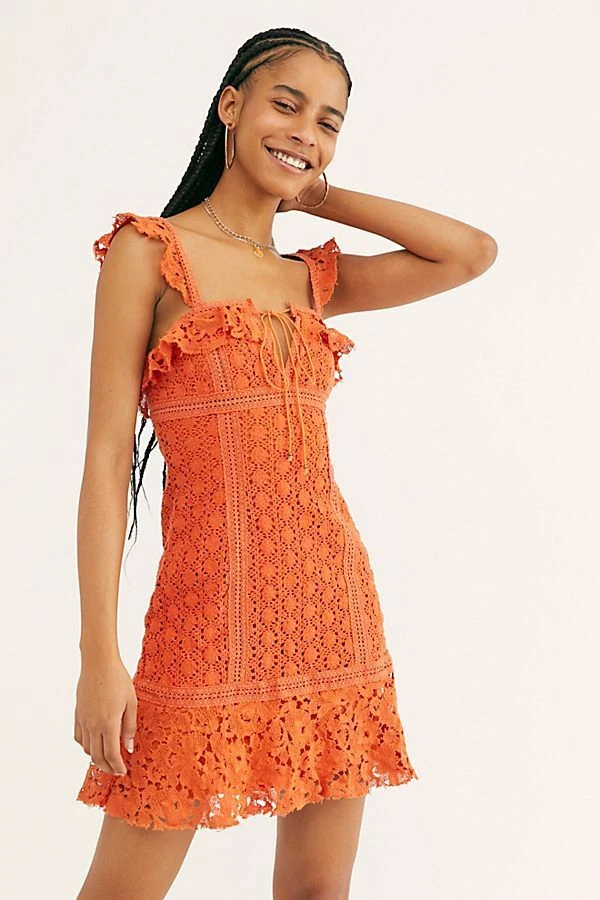 Free people cross clearance my heart mini dress