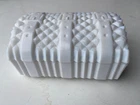 NICE FIND: Fenton Milk Glass Covered Box; Trunk; Excellent Condition