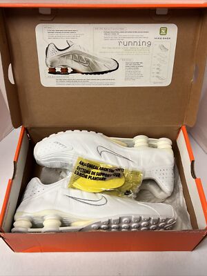 Nike Shox R4 All White 2007 Size 12 Brand New 104265-114 | eBay