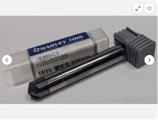 NEW Harvey Tool 18360-C3 1/2" 60° per side 4fl Carbide Chamfer Cutter AlTiN