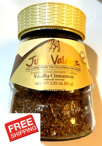 JUAN VALDEZ Freeze Dried Instant Coffee COLOMBIAN Cafe SOLUBLE LIOFILIZADO