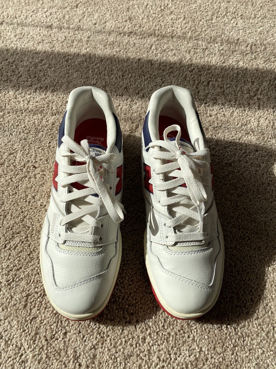 New Balance 550 Aime Leon Dore Red Navy 2021 size 10 BB550A3