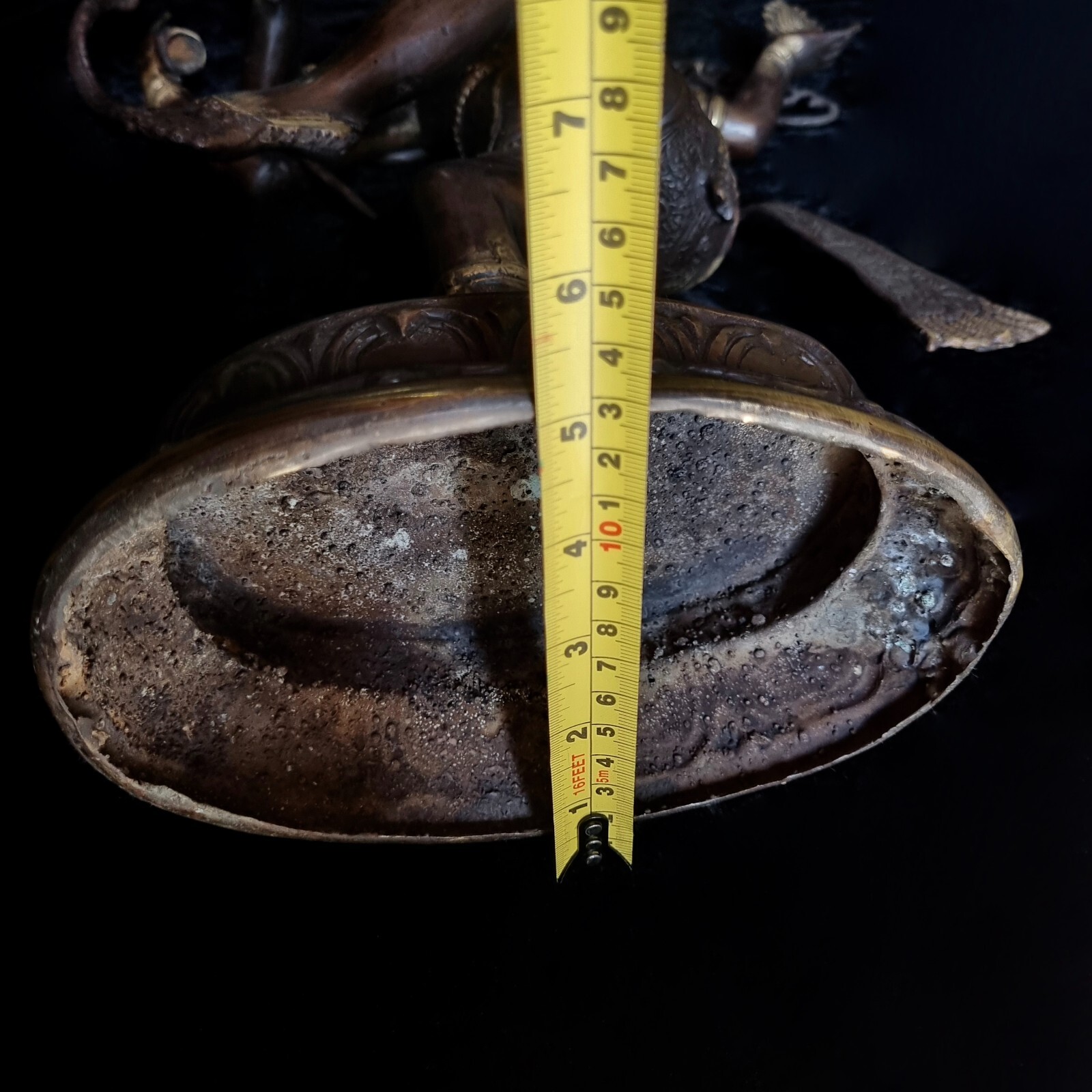 18" Shiva Nataraja Bronze Statue Hindu God Dancing Sculpture Altar Decor Art