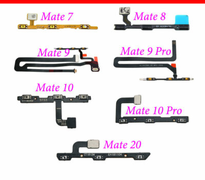 Volume & Power Button Flex Cable Ribbon For Huawei mate7 8 9 mate10 pro MATE20