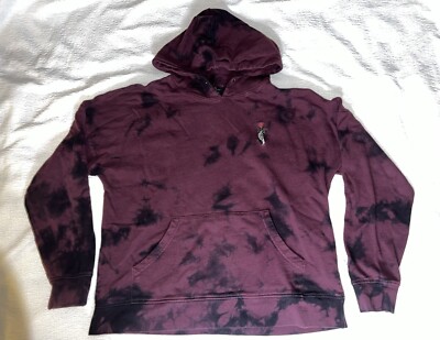 Empyre Skeleton Hand Holding Rose Men's Large Maroon/Black