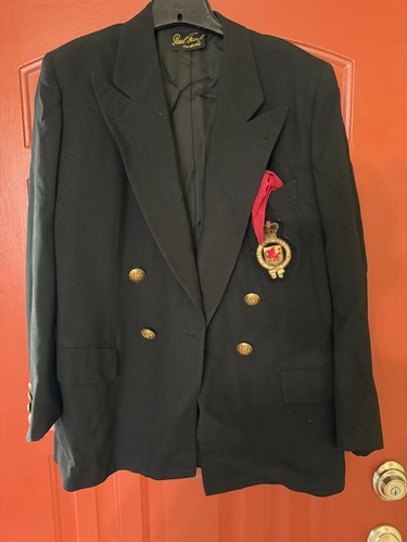 PAUL FUNK HAMBURG BRITISH ARMY ROYAL WELSH MILITARY SPORT COAT JACKET ALUMNI