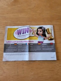 LEGO Friends 41112 Instruction Manual ONLY 2016 Booklet (P1