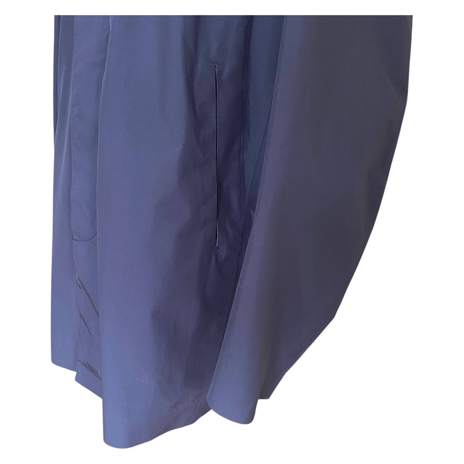 Montecore Raincoat Blue Collared Lightweight Butt… - image 9