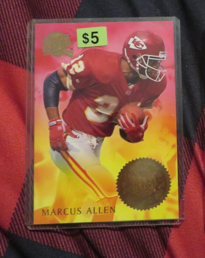 1994 Ultra #1 MARCUS ALLEN Ultra Achievement Awards Jumbo KANSAS CITY CHIEFS
