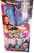 Nerf Rebelle Secrets  Spies Bow and Arrow Refill Pack 3 Arrows Box Wear  SMBN