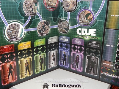 2009 Clue Secrets & Spies Board Game Replacement Game Board Only