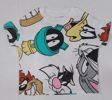 Baby 12 Month Looney Tunes T-shirt Bugs Bunny Taz Marvin Daffy Sylvester Shirt