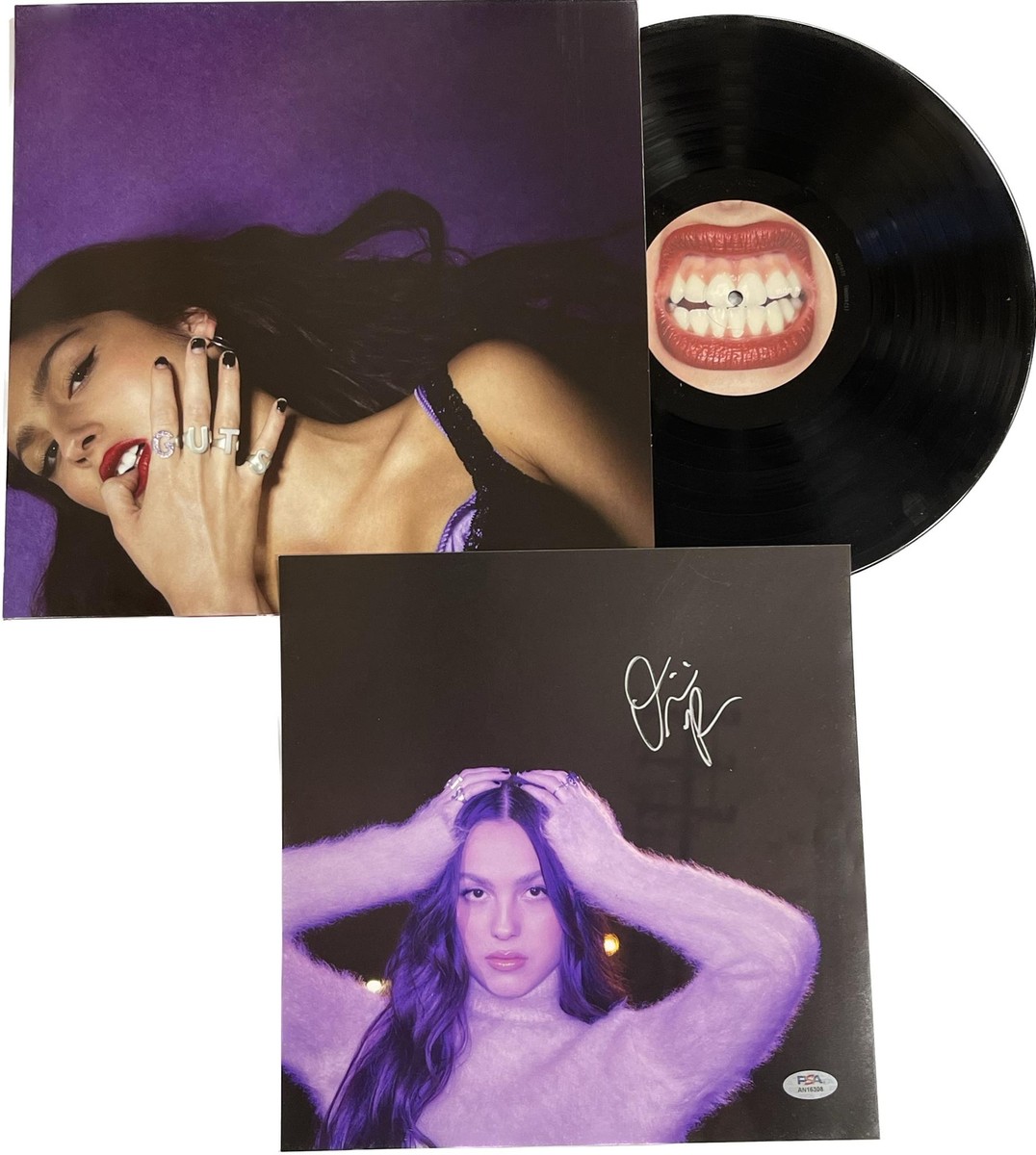 Olivia Rodrigo Signed Vinyl Insert PSA/DNA Autographed Guts | eBay