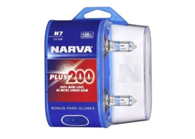 Narva Plus 200 Halogen Performance Globe H7 PX26D 12V 55W (2Pk) 48396BL2
