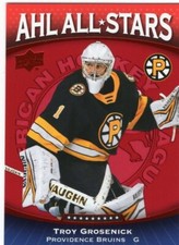 Troy Grosenick 2022-23 Upper Deck AHL All-Stars Red Parallel Providence Bruins