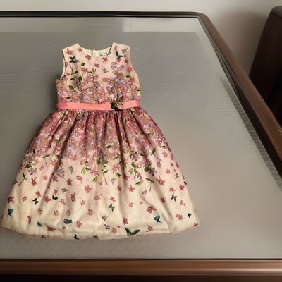 Kleid Lesy by Lisetta Cosi, 6/7 Jahre, festlich, Blumen, weiß