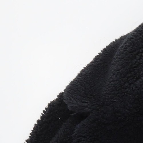 Dorothy Perkins Women's Black Faux Fur Overcoat Size 12 - Picture 7 of 12