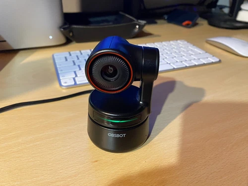 OBSBOT Tiny Webcam PTZ 4K UHD HDR Auto-Tracking IA Gesture Control Auto-Focus