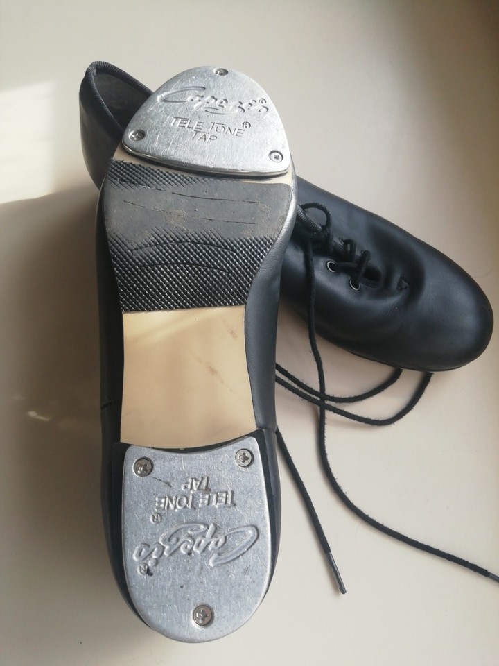 Capezio unisex Tap shoes, teletone taps toe and heel, uk 6.5 to 7 eBay