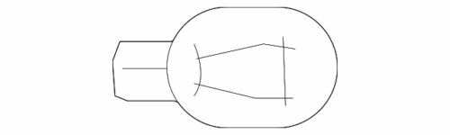 Bombilla de luz del compartimento del motor para Ford F250 F350 1989-2016 (N/P D8BZ-13466-A)