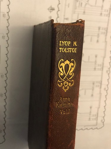 Anna Karenina Lyof N Tolstoi Leather Bound Thomas Crowell 1899 - Picture 4 of 12