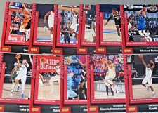 (11) 2019-20 Panini Instant All Bubble Covid Team #d/121 Set~Luka Doncic Giannis
