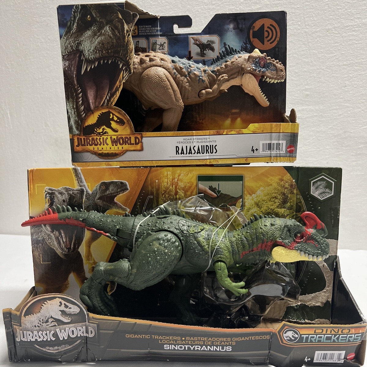 Jurassic World Dino Trackers Sinotyrannus Gigantic Trackers Figure(DAMAGED  BOX)