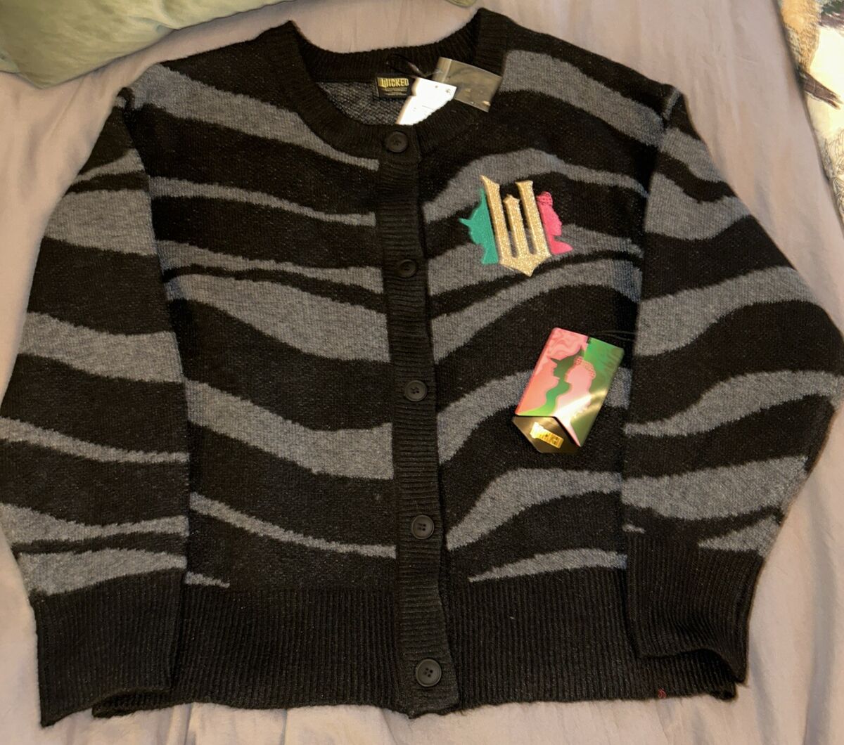 NWT Wicked Graphic Cardigan Sz L Paul Tazewell x Target NWT Wicked Graphic Cardigan Sz L Paul Tazewell x Target