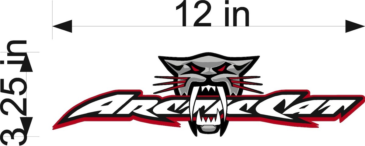 2004 F7 Firecat Arctic Cat Decal Kit – The Sled Printer