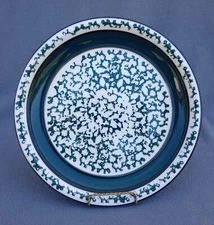 Tienshan Stoneware - Green Sponge & Band - Dinner Plate - 10 7/8" Diameter