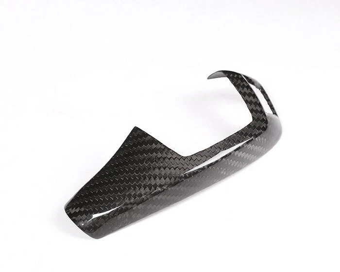 Real Carbon Fiber Gear Shift Knob Trim Cover Fit for BMW X3 X4 X5 X6 F10  F30 - Image 2 of 4