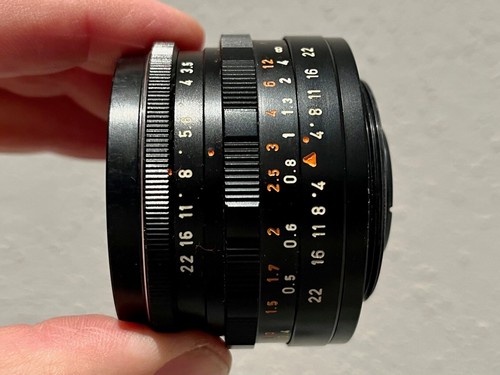 Pentacon Lens 3.5/30 1:3.5 3.5 30mm 30 mm - M42 m 42 & case - Picture 3 of 5